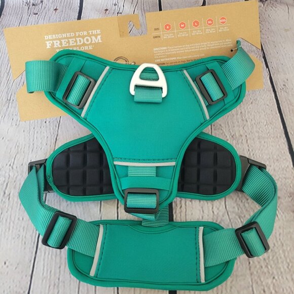 Arcadia Trail Neoprene Harness- Green - Picture 3 of 7